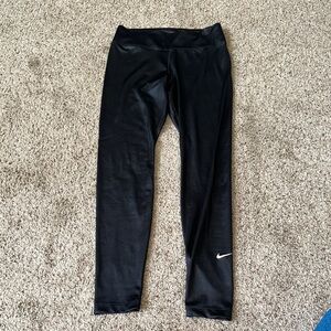 Nike Black Leggings Full-Length Performance Wear